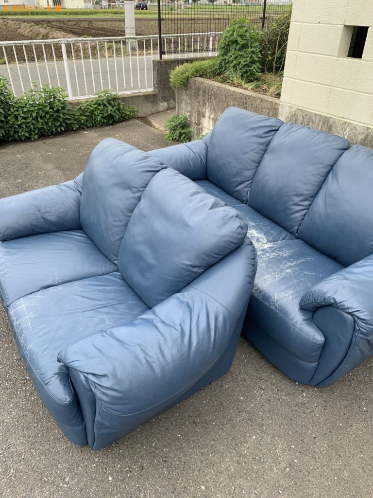 【長崎市】革製のソファーの回収・処分ご依頼　お客様の声