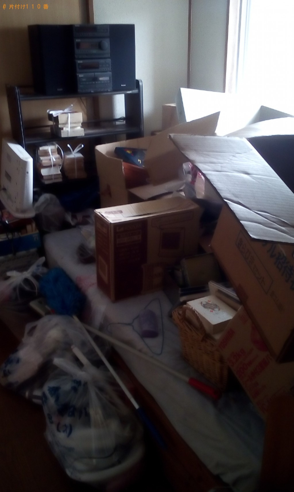 【佐世保市松原町】冷蔵庫、洗濯機、タンス、食器棚、椅子等の回収